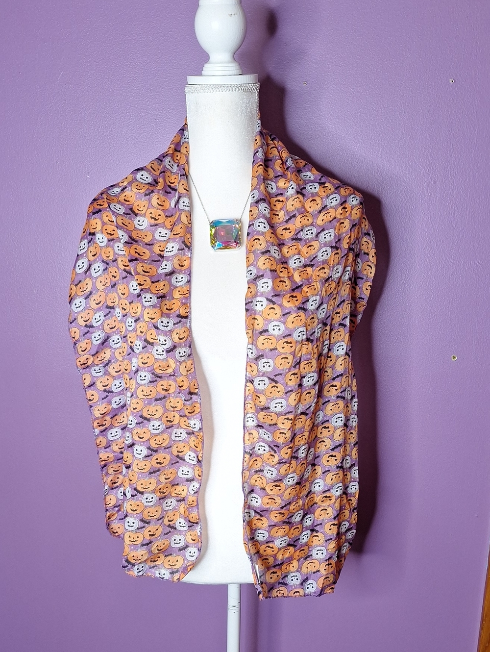Halloween Pumpkin Scarf